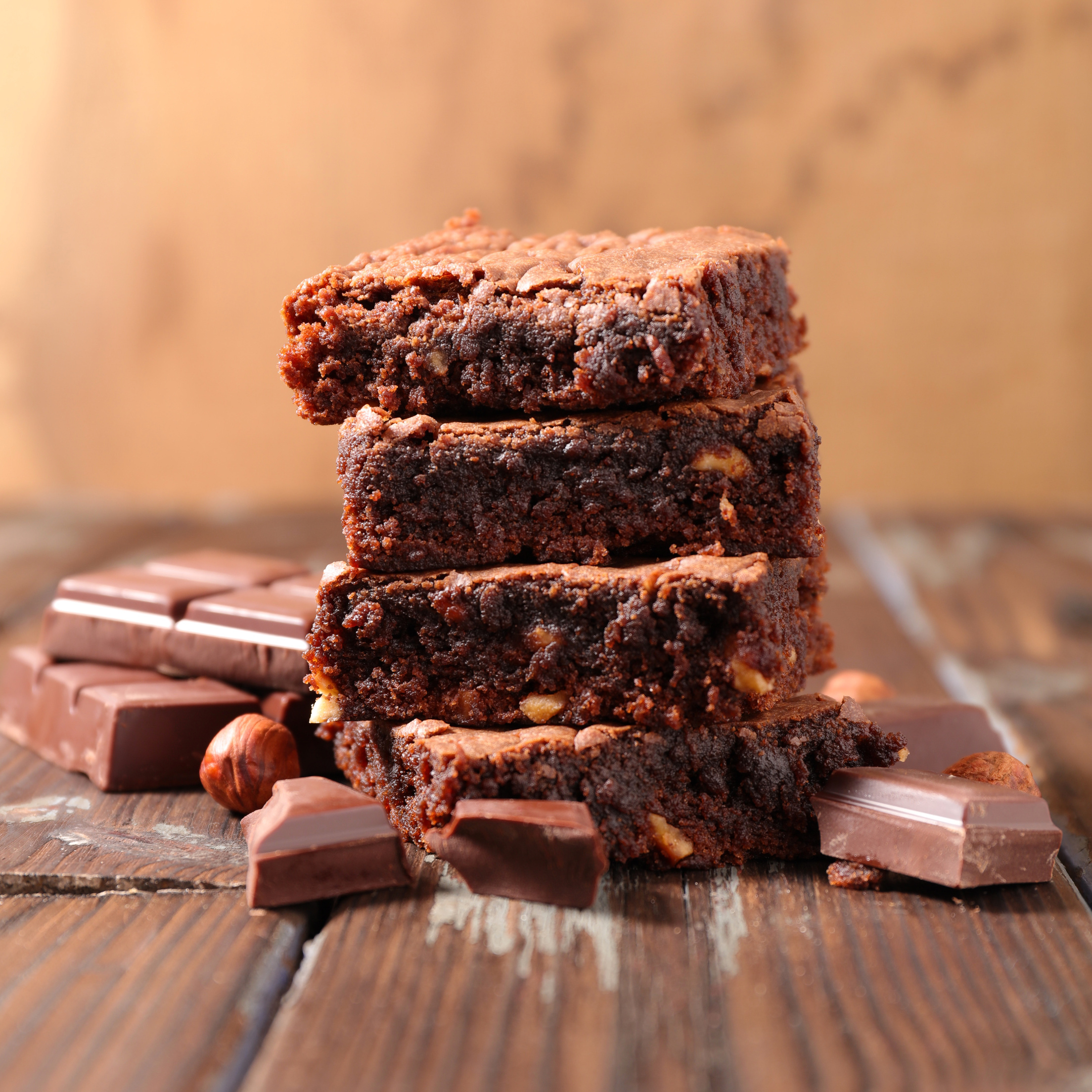Imagem de brownie utilizada no ebook de Doces